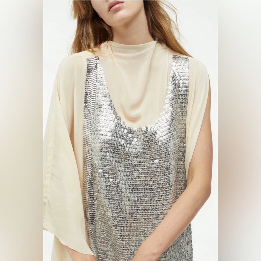 ZARA LIMITED EDITION CONTRASTING DRESS - Picture 8 of 17